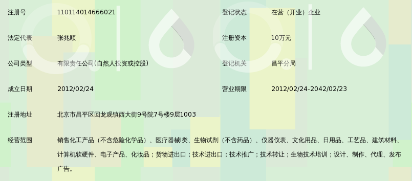 北京华瑞洛格生物科技